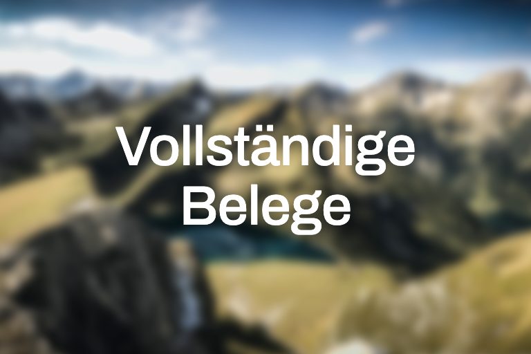 Vollständige Belege von Mandanten
